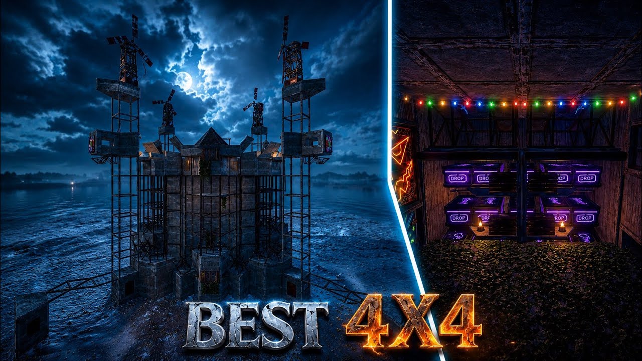 The Apricity &mdash; Идеальный 2x2 с 5 стенами / Лучшая мета ShieldWall / Огромный OpenCore &mdash; база rust...