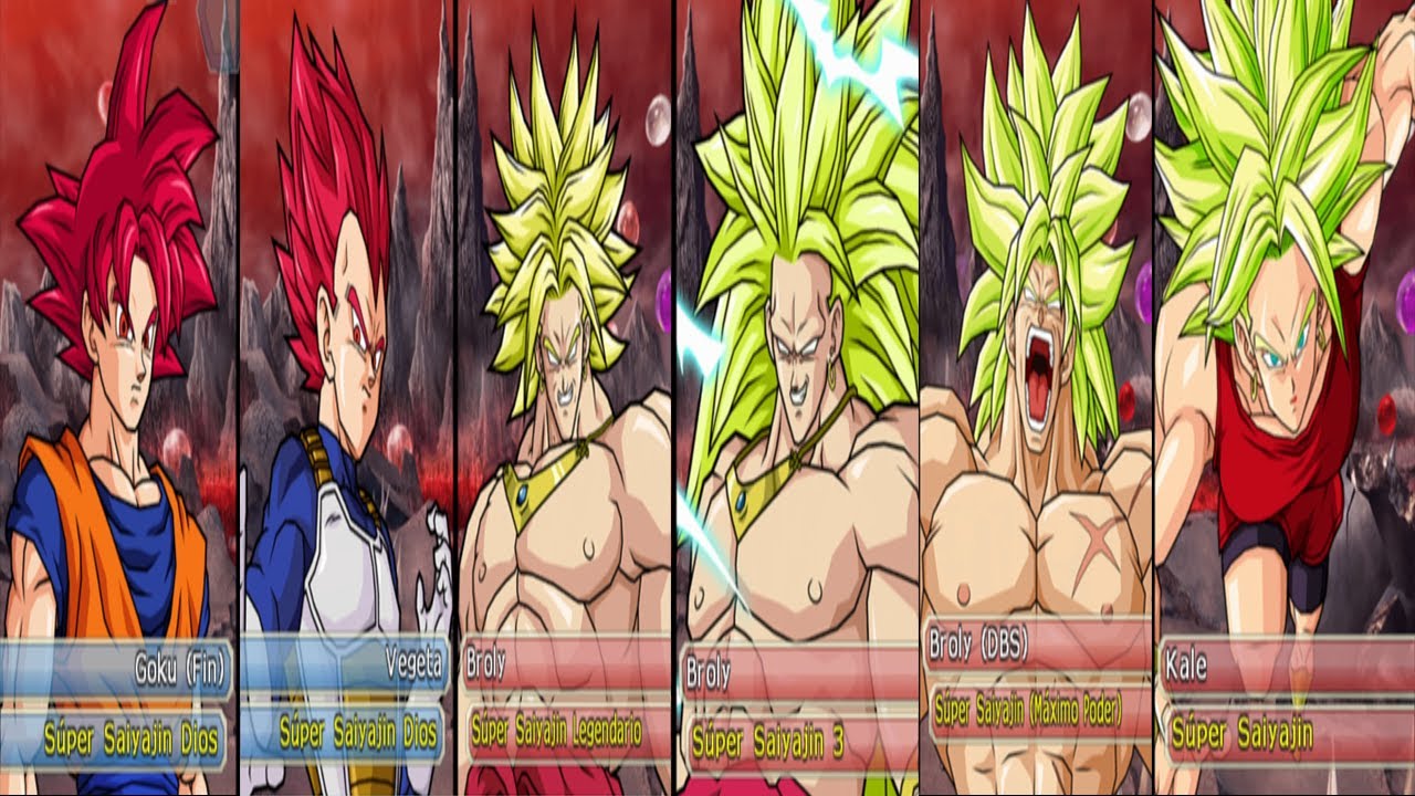 Goku Y Vegeta SSJ Dios Vs Los SSJ Legendarios