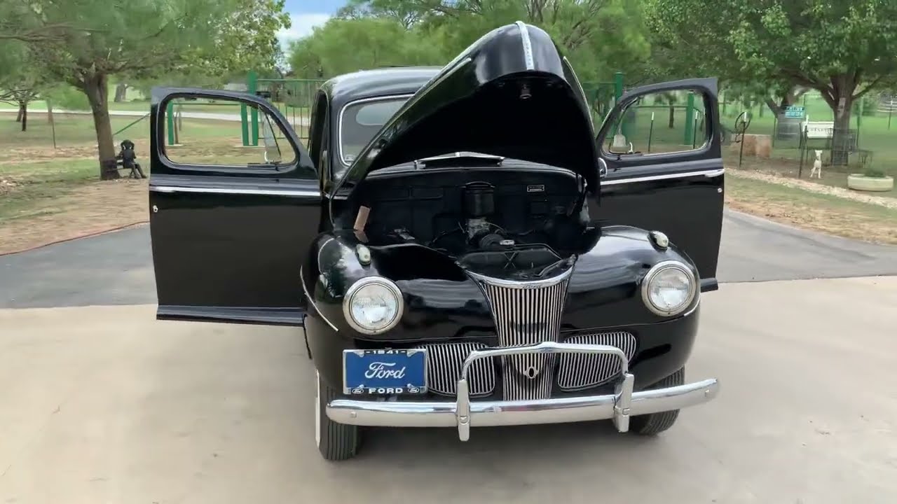 1941 Ford Business Coupe 221ci Flathead V8 3-Speed Manual 41-6579T