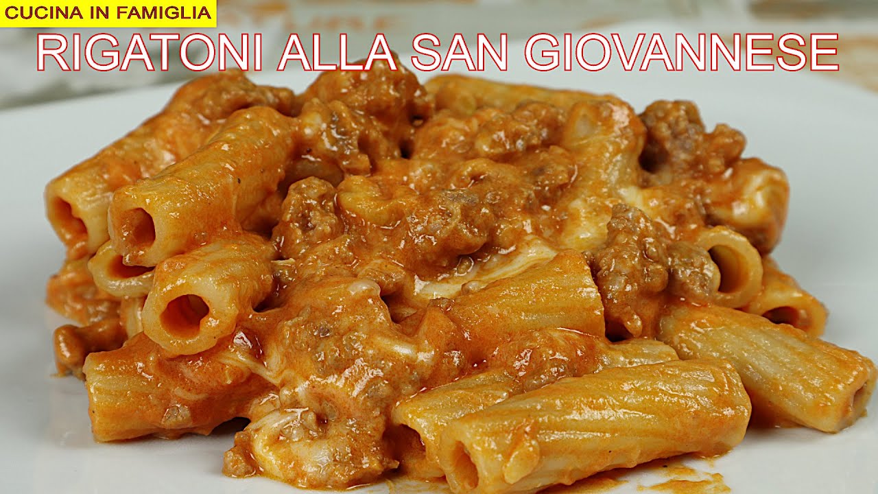 PASTA ALLA SAN GIOVANNESE RICETTA FILANTE FACILE E VELOCE