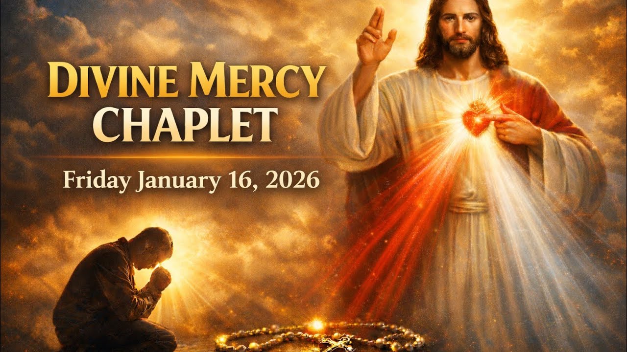 Divine Mercy Chaplet for Today | Friday January 16, 2026 | Jesus I Trust in You