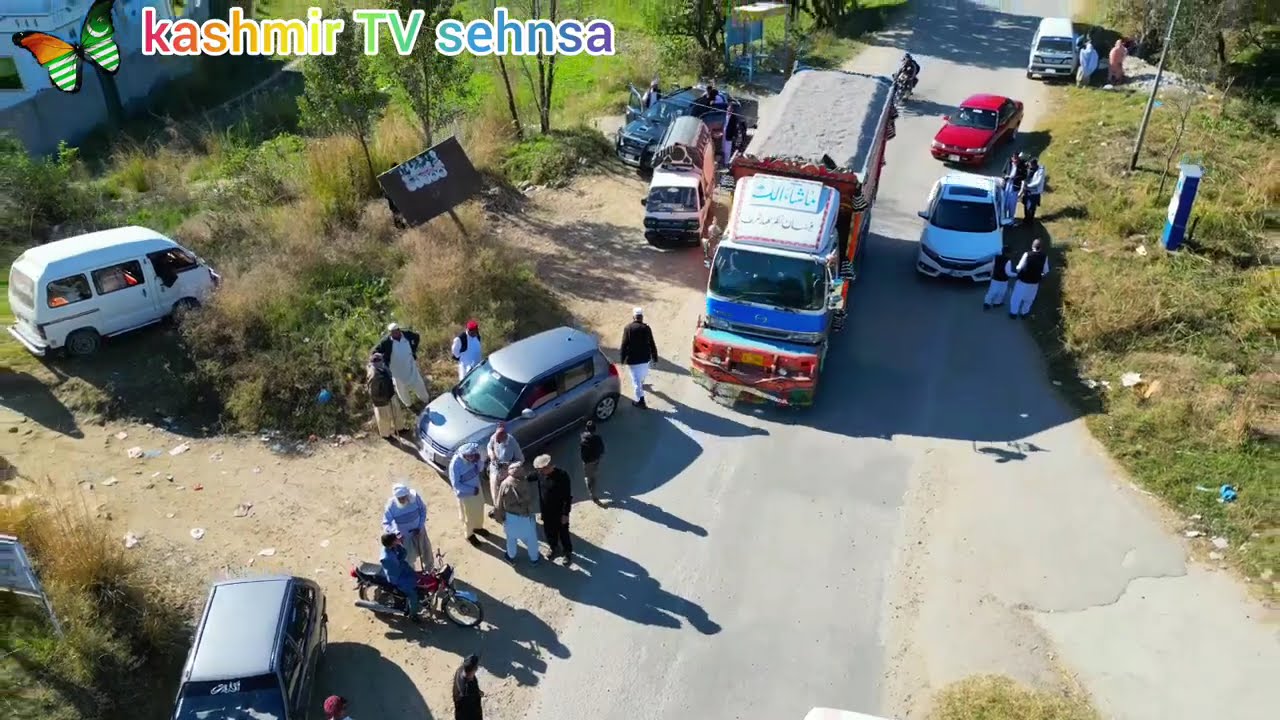 CH Atif Wedding View From Drone || Kashmir TV sehnsa