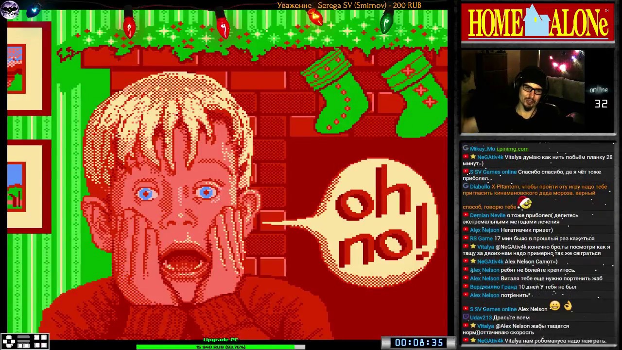 Один Дома 1 и 2 | Home Alone прохождение | Игра на (Dendy, Nes, Famicom, 8 bit) 1991. Стрим RUS