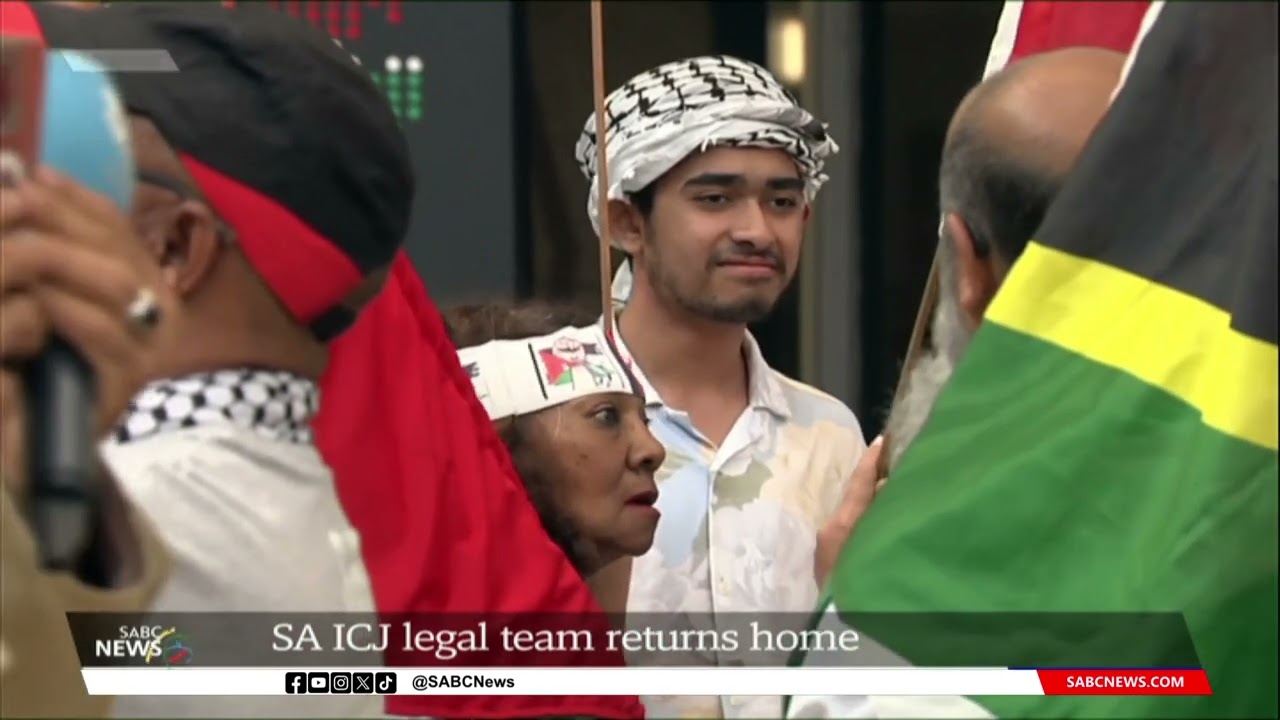 SA legal team receives a hero's welcome at OR Tambo International Airport