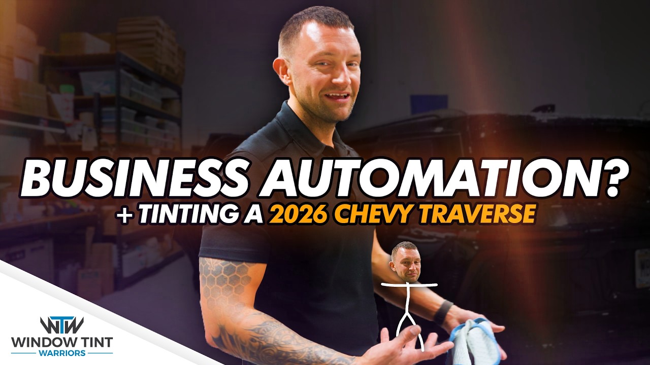 Как я автоматизирую свой цех по тонировке окон | Тонировка Chevrolet Traverse 2026 года