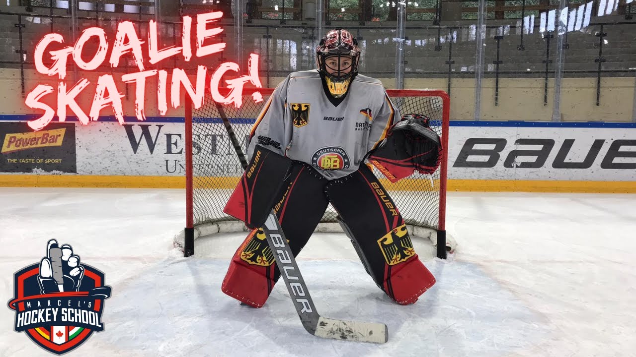 Eishockey Torwarttraining Powerskating: T- Push und Shuffle