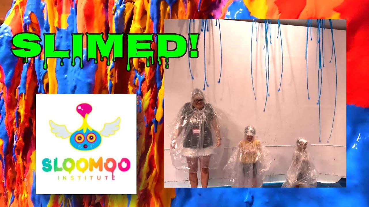 We got SLIMED at the SlooMoo Institute NYC! #slime #nyc