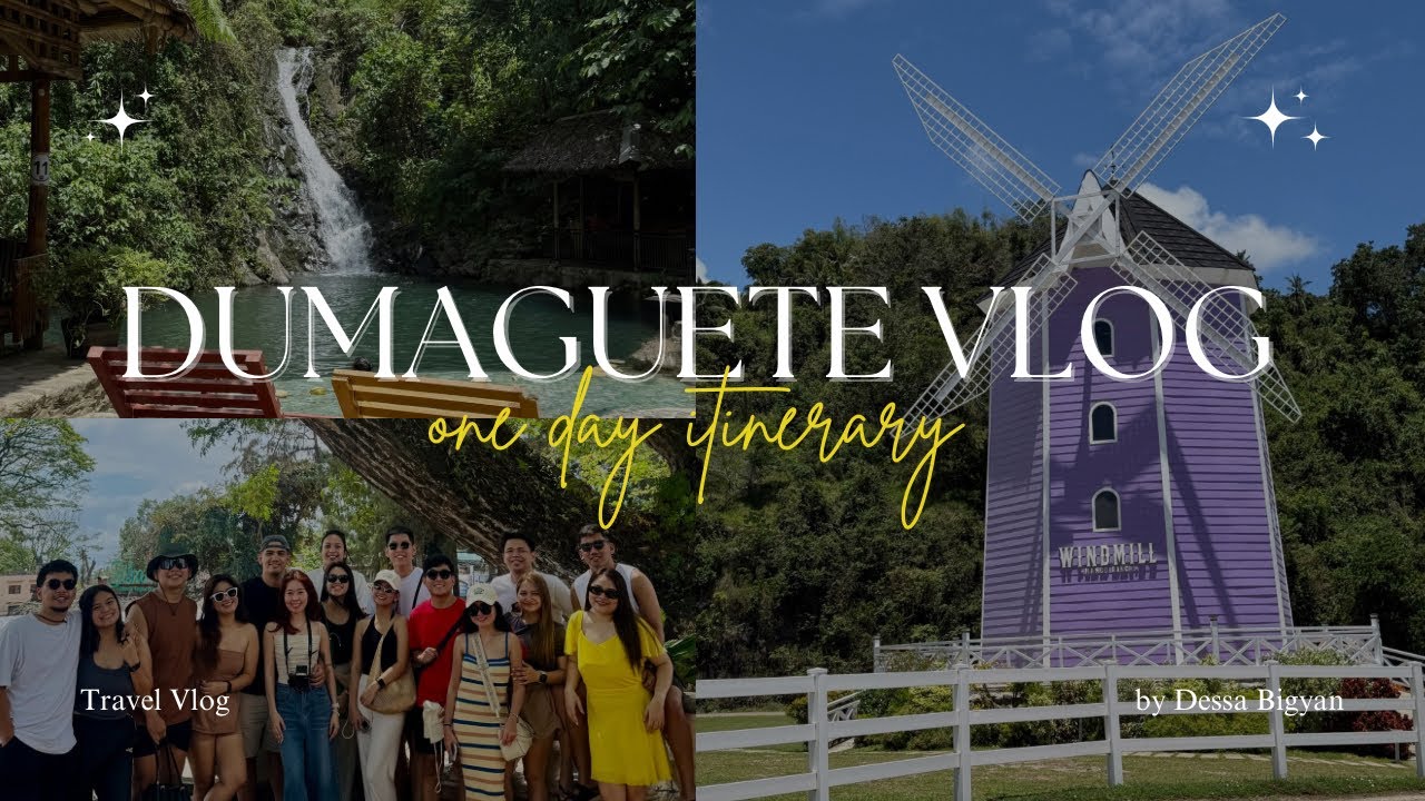 DUMAGUETE VLOG 2025 — places to visit for one day itinerary