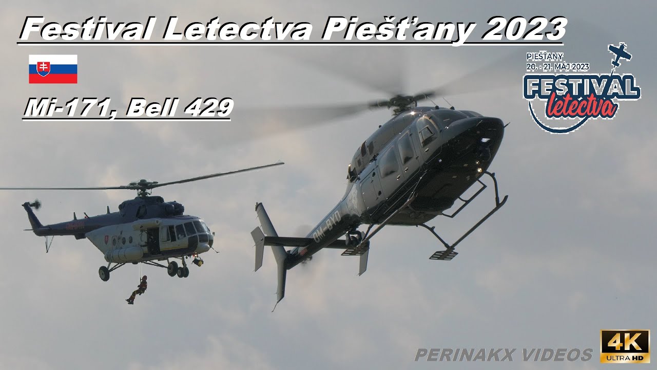 Mil Mi-171, Bell 429 ▲ Slovak Government 🇸🇰 ▲ Festival Letectva Piešťany 2023