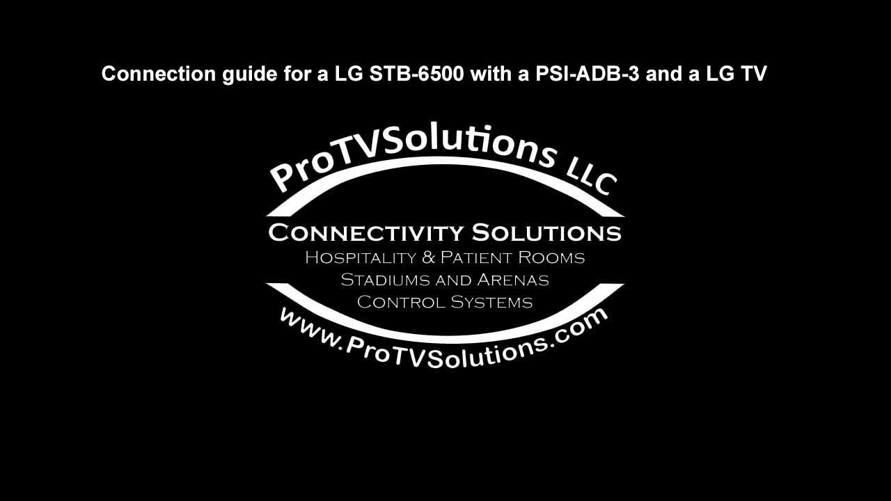 Connecting a STB6500 setback box to a pillow speaker interface