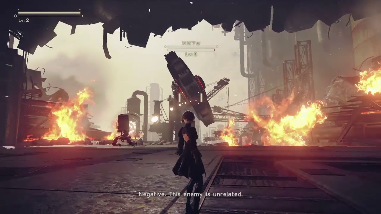 Nier: Automata All Bosses (Very Hard Mode) Walkthrough  - Route A