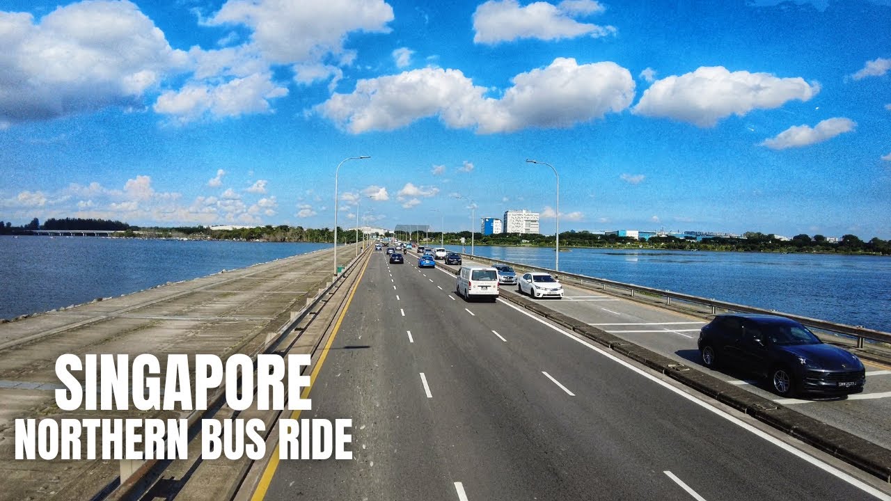 Singapore City: Sembawang to Punggol Bus Ride