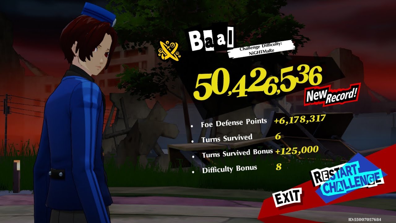 P5X SEA 3.1 Nightmare Baal MLD With Ryuji A3R0
