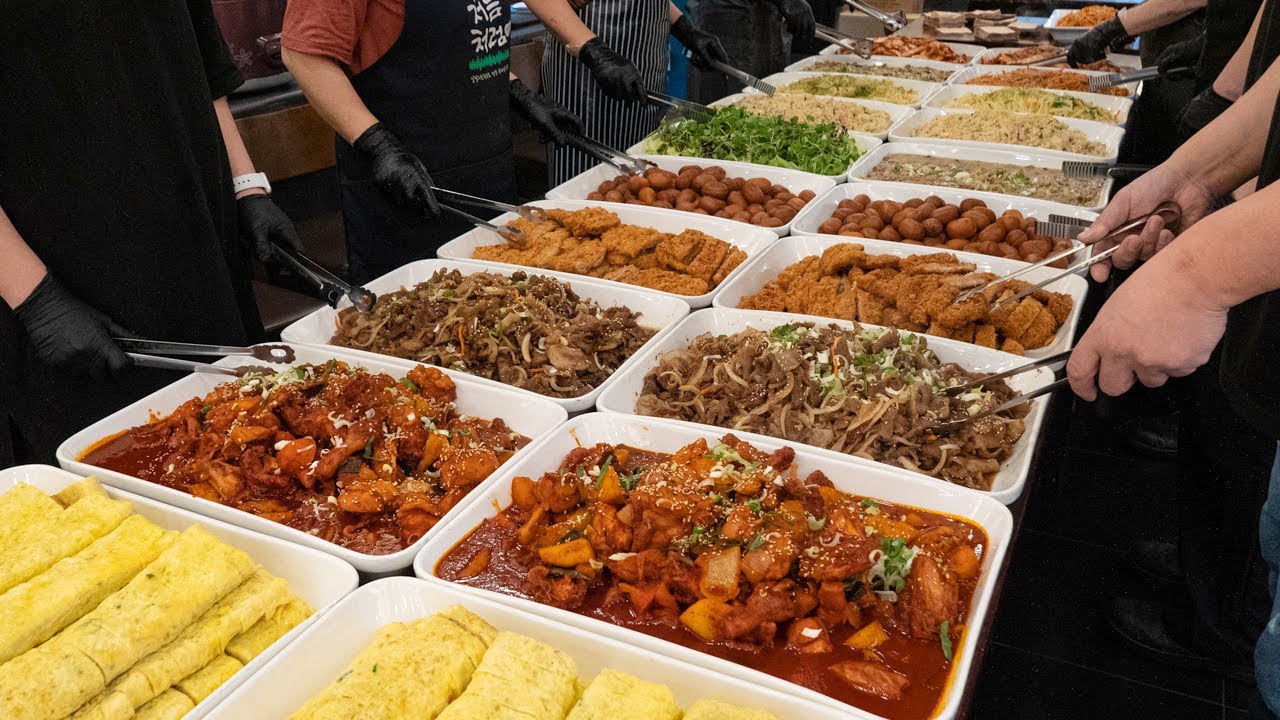 반찬 몇개만 먹어도 뽕뽑는 역대급 한식뷔페집이 떳다! 현시점 가장 핫한 무한리필 뷔페 / korean buffet - korean street food