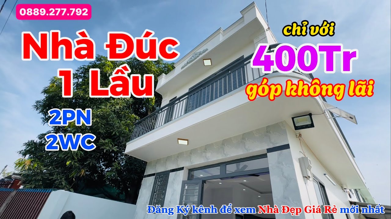 giảm 100tr😭giá nào cũng bán nhà lầu đúc 2PN 2WC gần khu công nghiệp✅Nhà Bình Chánh Thành Trung