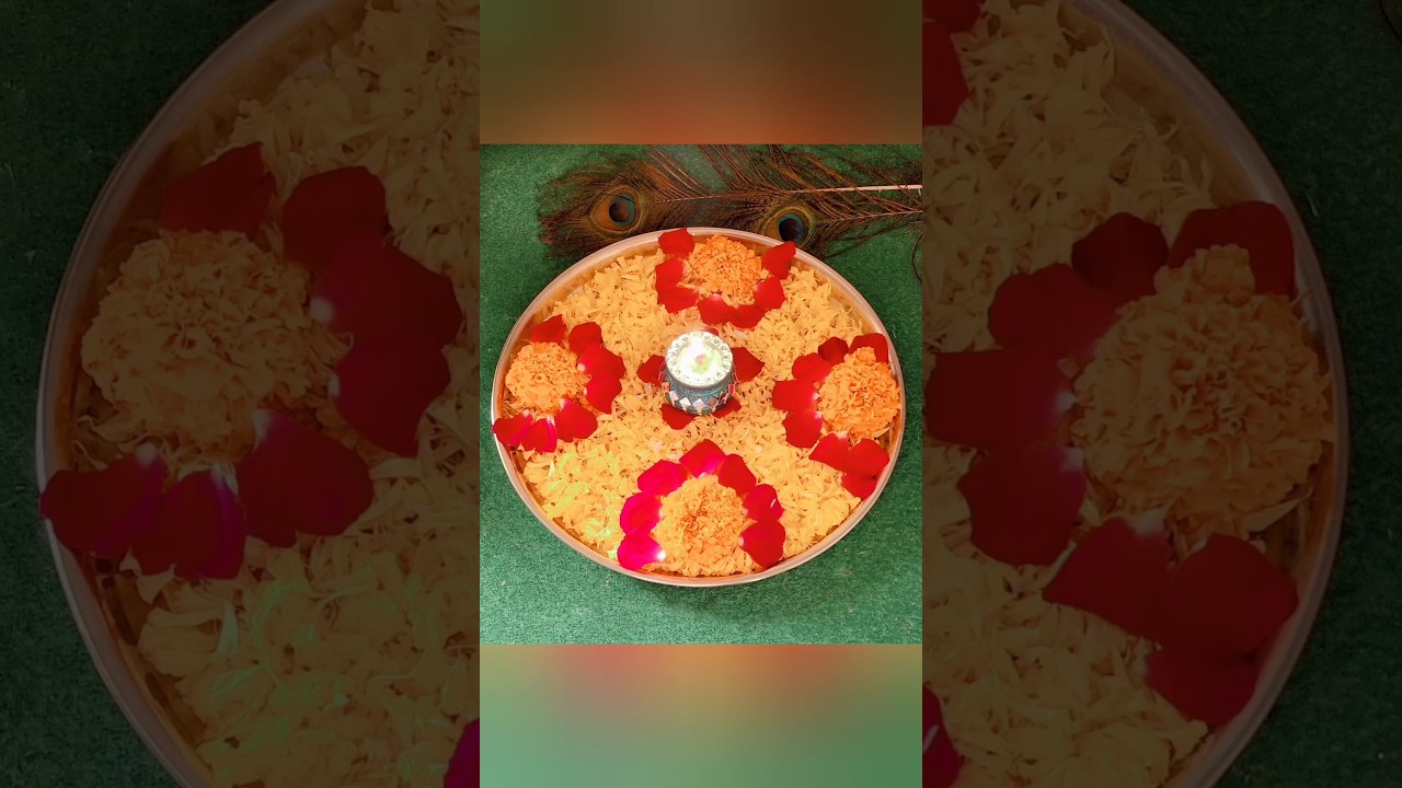 How to make pooja thali at home | Aarti thali decoration ideas | DIY home decor 😍