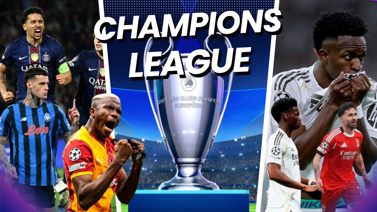 Real Madrid elimina al Benfica/Galatasaray a Juventus, PSG y Atalanta avanzan