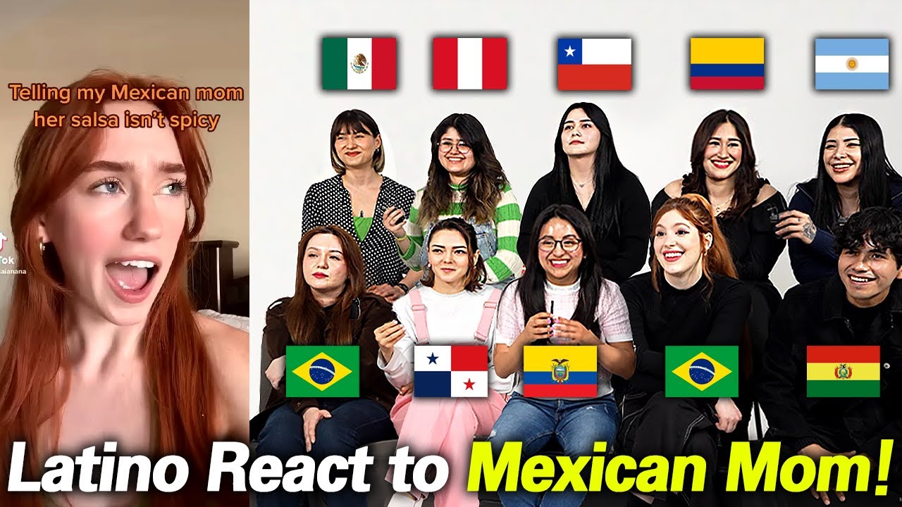 10 Latin American React to 'Telling my Mexican Mom Her Salsa Isn't Spicy' (Ana Saia's TIKTOK!!)