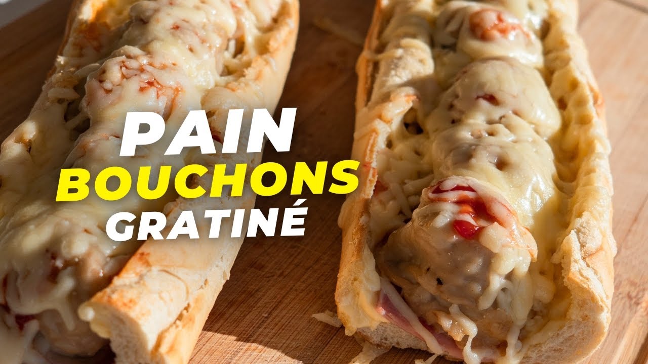 Le pain bouchon gratiné Réunionnais comme au Snack Bar 🇷🇪