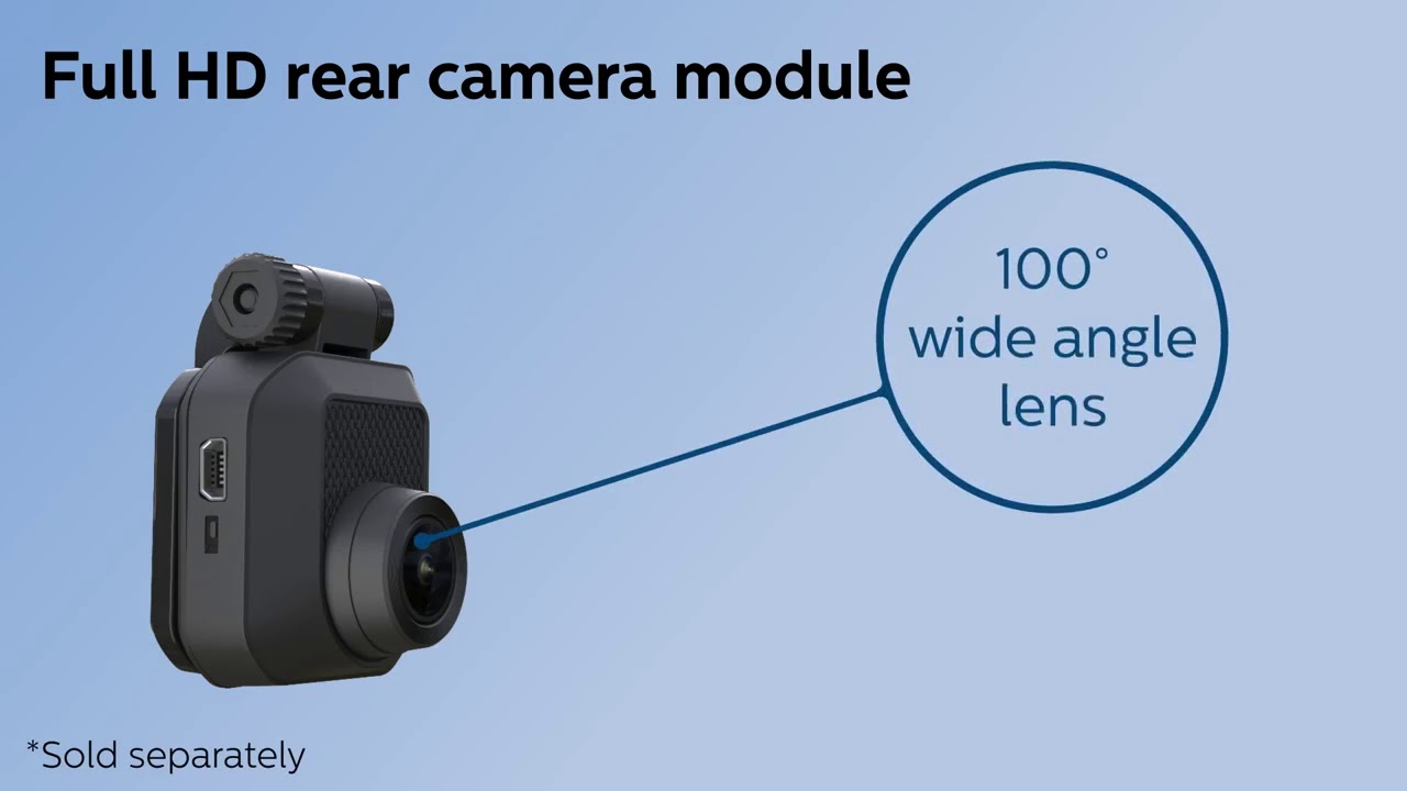 Philips GoSure ADR820 modular driving recorder  your reliable witness on the road