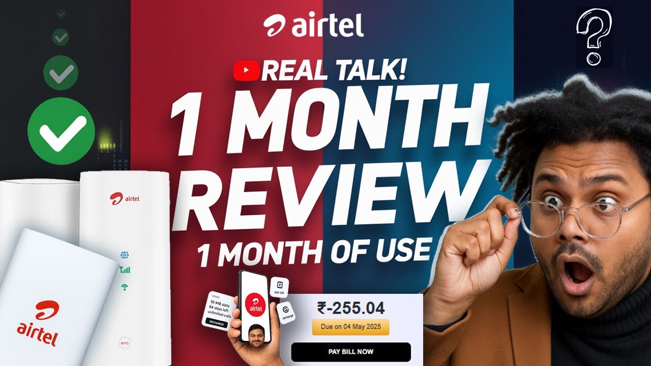 Airtel AirFiber – Real Talk After 1 Month of Use | Don’t Buy AirFiber Before Watching This!