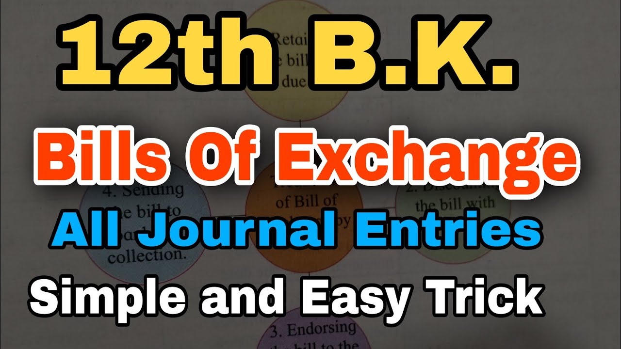 BIls of Exchange Of All Journal Entries in Just 20 Minutes || With Best Trick || Atul Sir