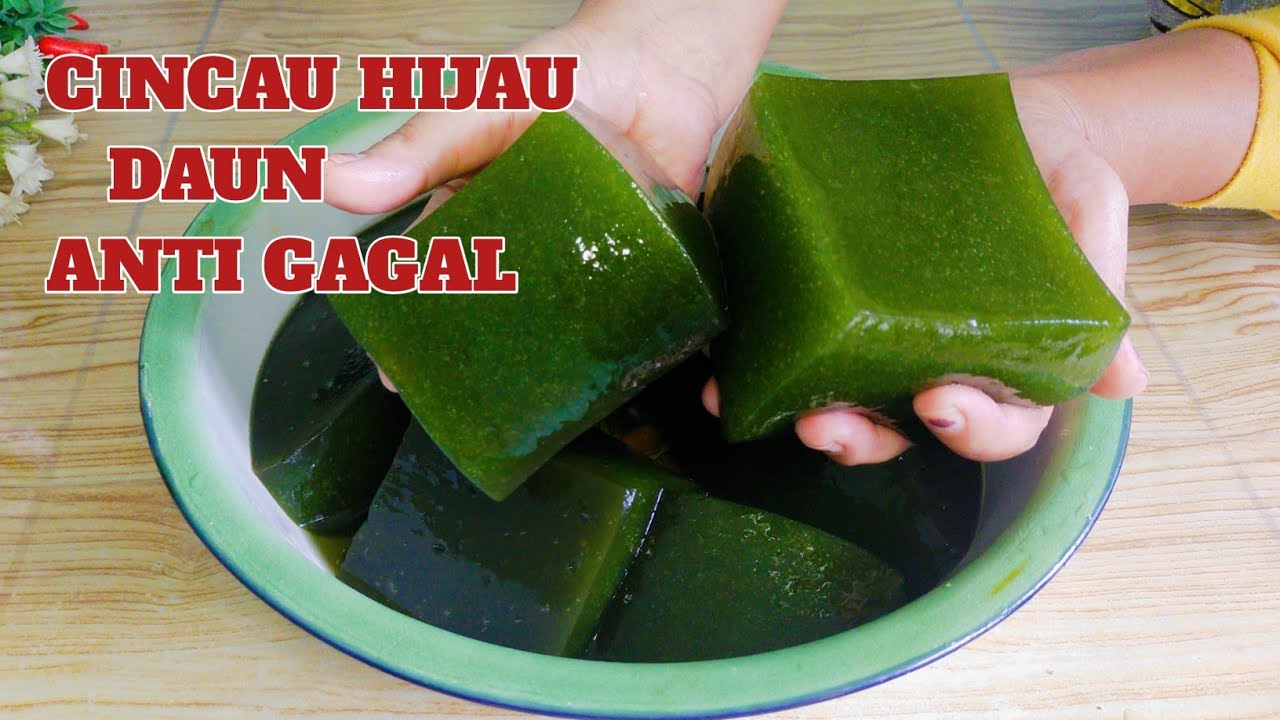 CARA MEMBUAT CINCAU HIJAU DAUN LEBAR,  ANTI LANGU ANTI GAGAL ~ Endang Mengge