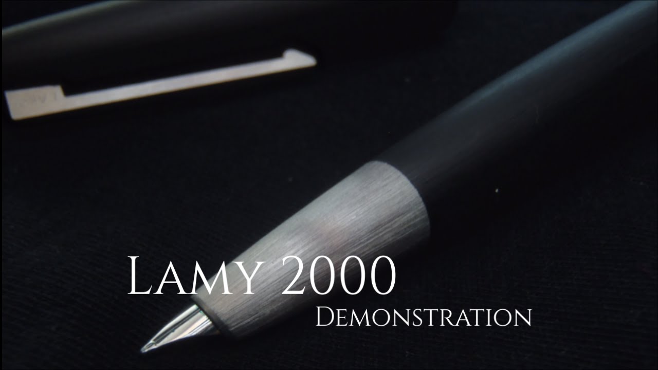 Lamy 2000 - A Silent Demonstration (w/ Noodler's Turquoise)