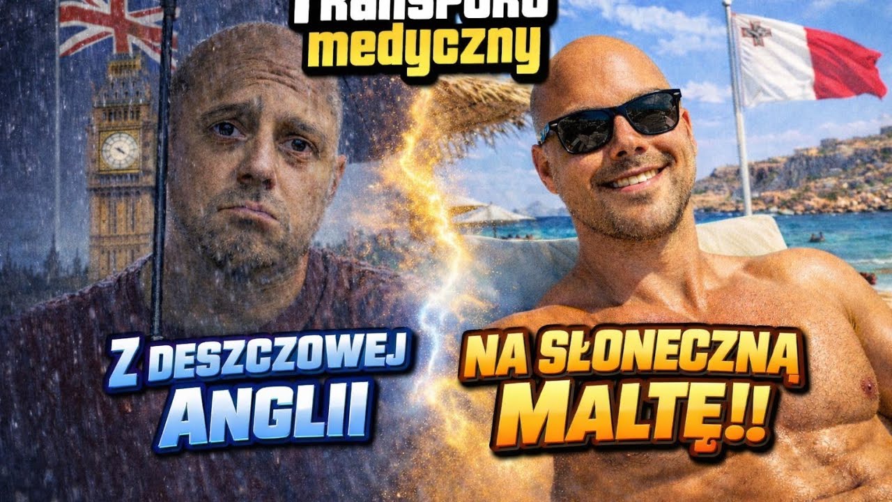 Taką robotę to ja szanuje!! 3300km czyli transport farmaceutyczny z Anglii na Maltę!! 