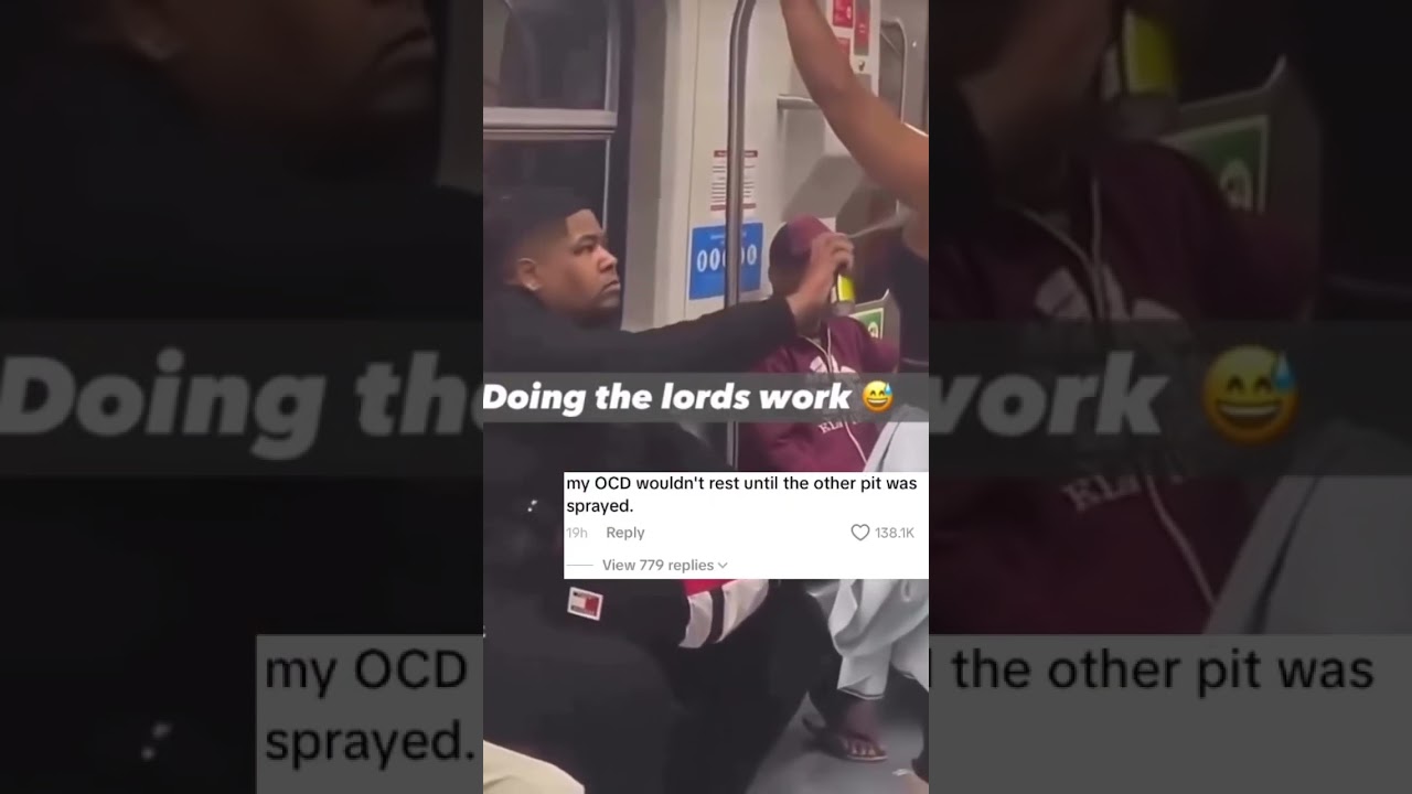 He Sprayed A Stranger's Underarms On The Train... I'm In Shock 😳