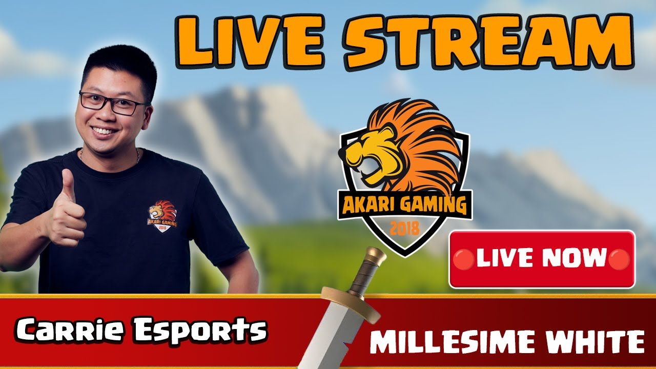 🔴[LIVE STREAM]🔴MILLESIME WHITE VS Carrie Esports | SC | TH18 | Clash of Clans
