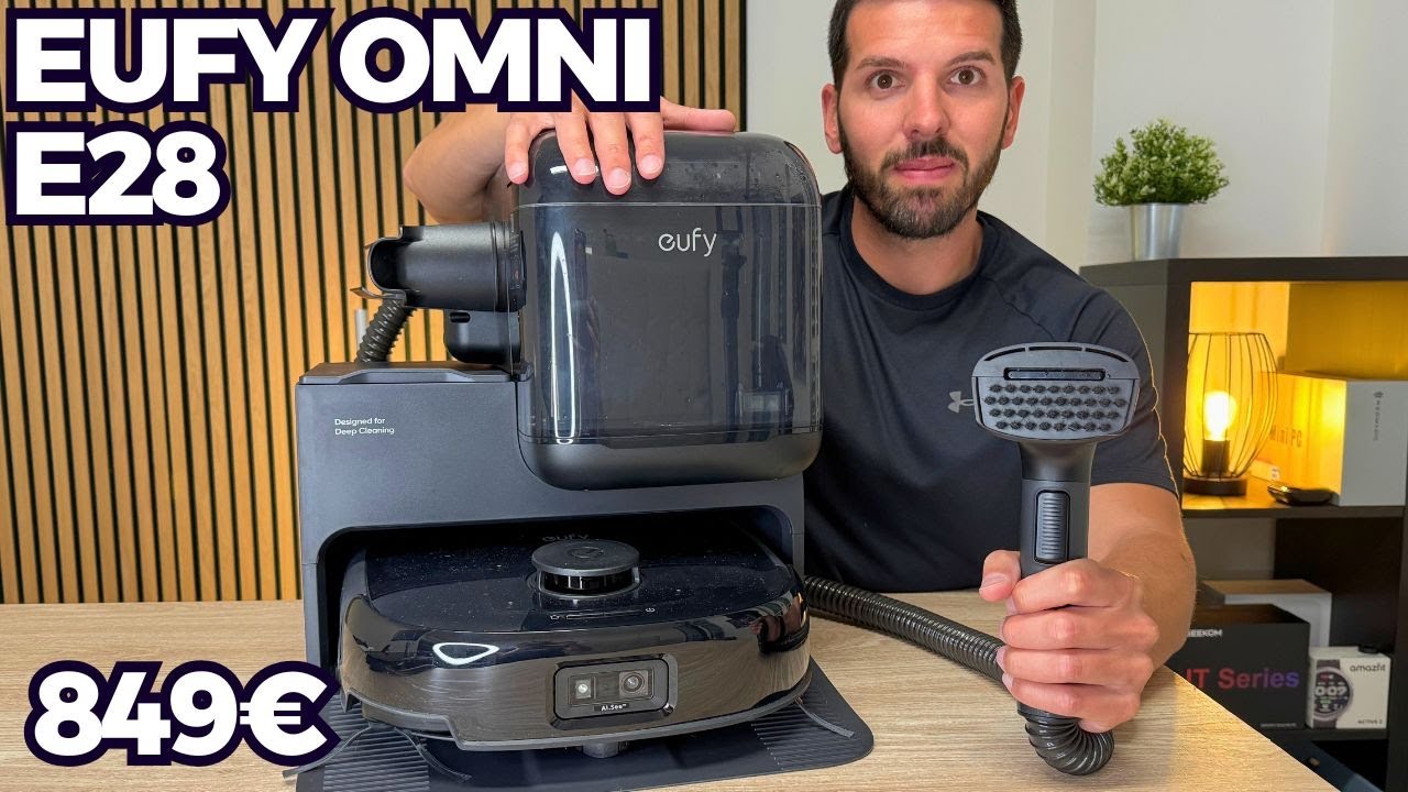 IL PRIMO CHE PULISCE ANCHE TAPPETI E DIVANI - EUFY OMNI E28