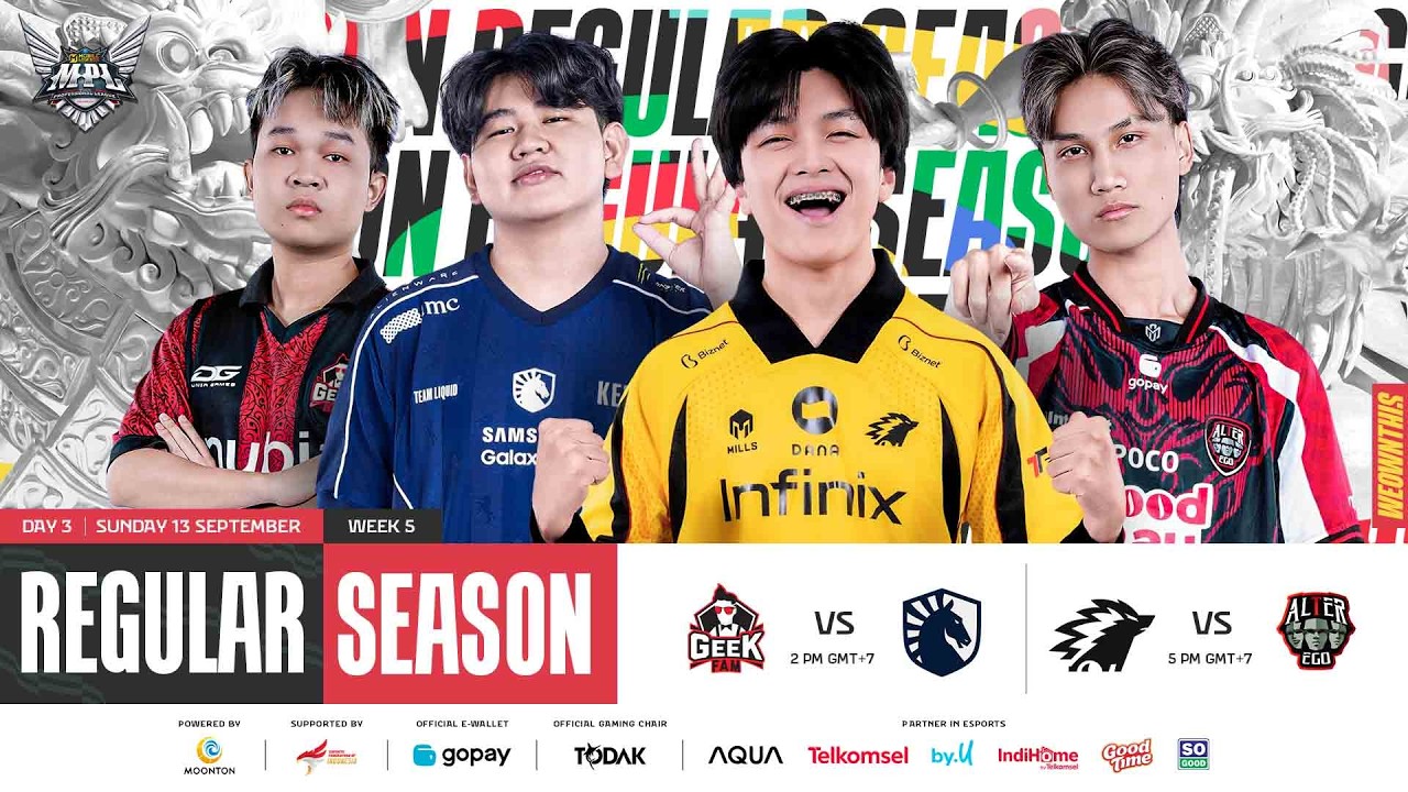 🔴 LIVE | MPL ID S18 | Week 5 Day 3 | English