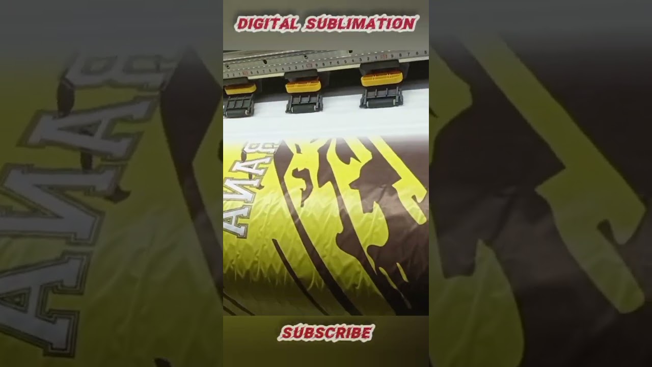 Digital Sublimation Jersey Printing On 