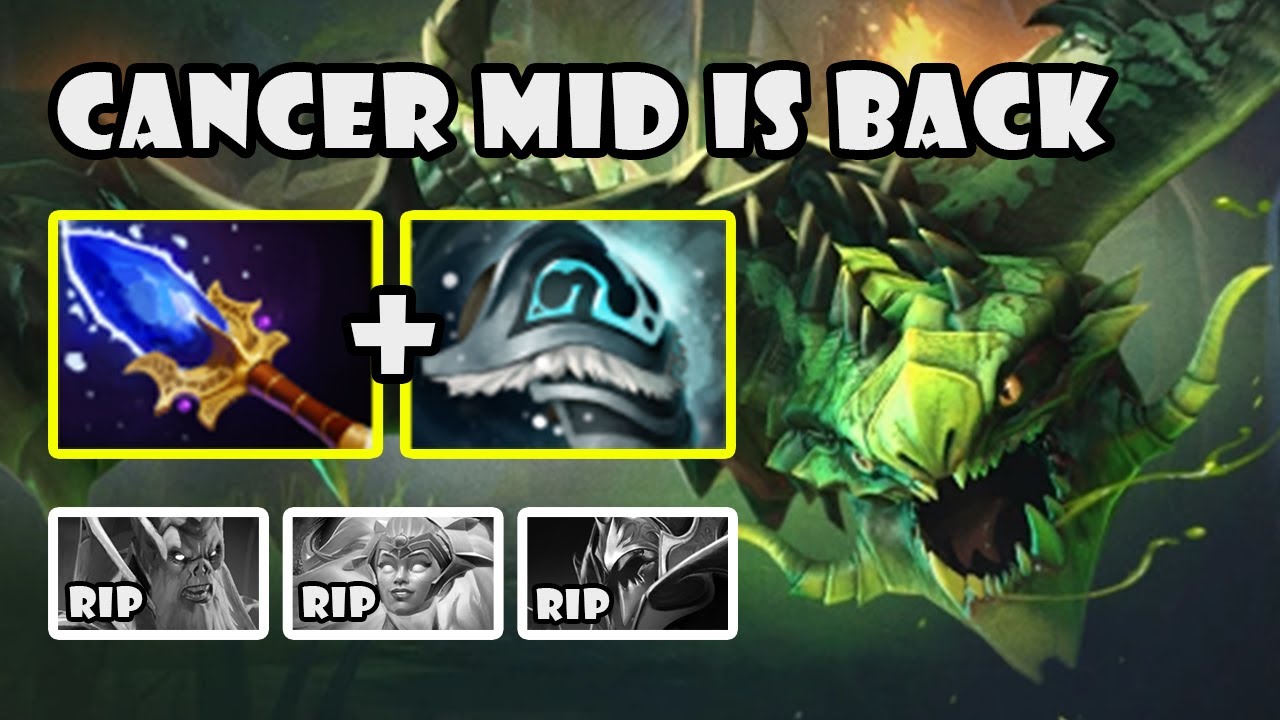 Viper Cancer Mid is Back 8min Boots of Travel & Scepter | Dota 2 Gameplay 7.40