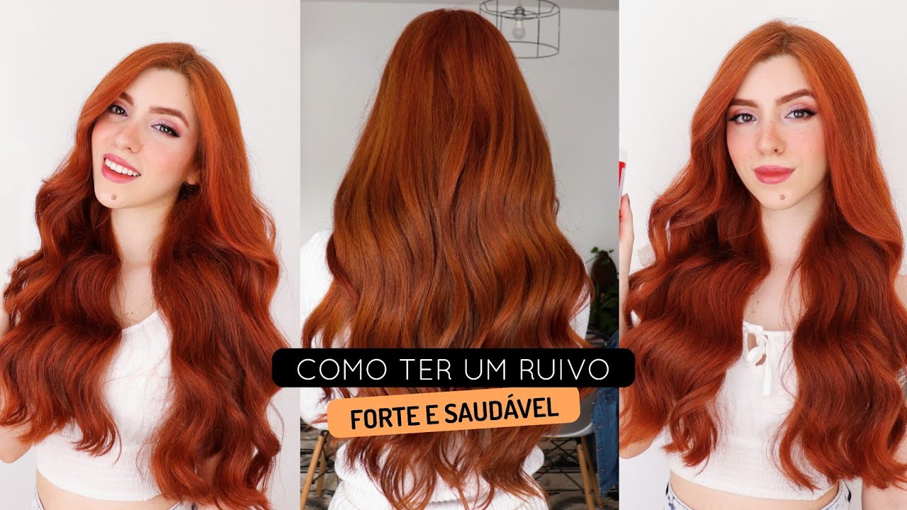 5 DICAS PARA TER UM CABELO RUIVO FORTE E SAUDÁVEL