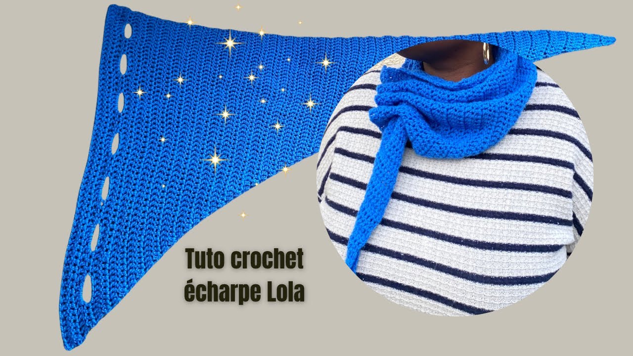 Réalisez l'Élégante Écharpe Lola avec ce Tutoriel de Crochet