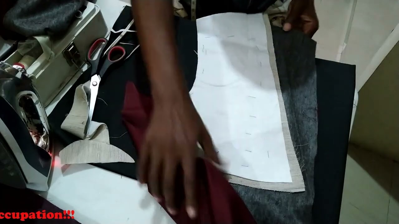 #COUDRE UN VESTE HOMME (MONTAGE PLASTRON)#HOW TO SEW A TAILORED JACKET (PLASTRON)#KOUD VES (PLASTRON