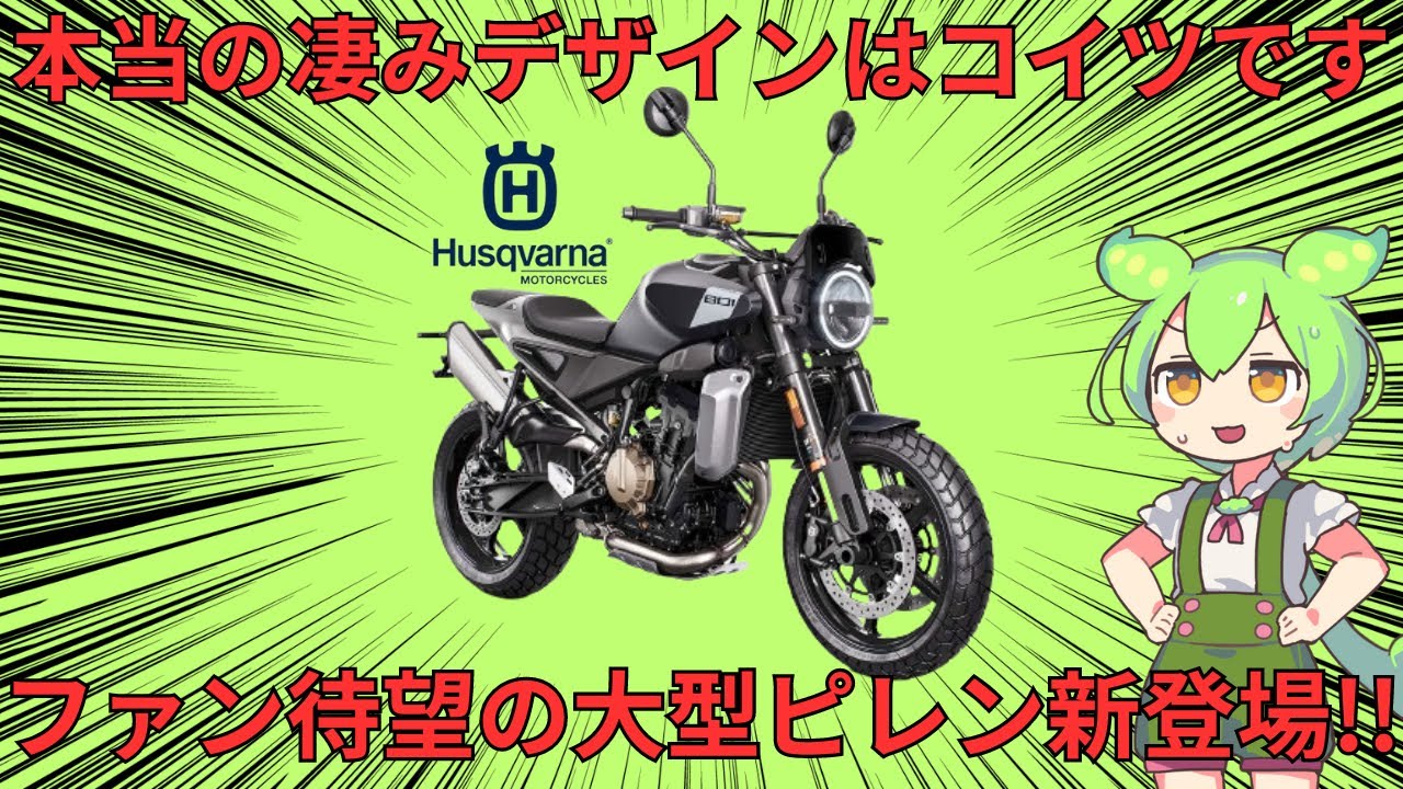 【スヴァルトピレン801】これが本当のスクランブラー。デザイン性抜群なのに汎用性もある最強のバイクです。【ずんだもーたー】