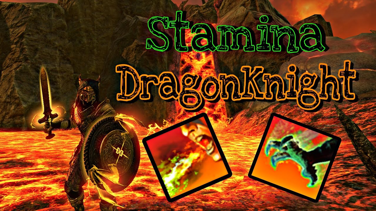 The Elder Scrolls Online | PvP за Stamina DragonKnight против группы противников