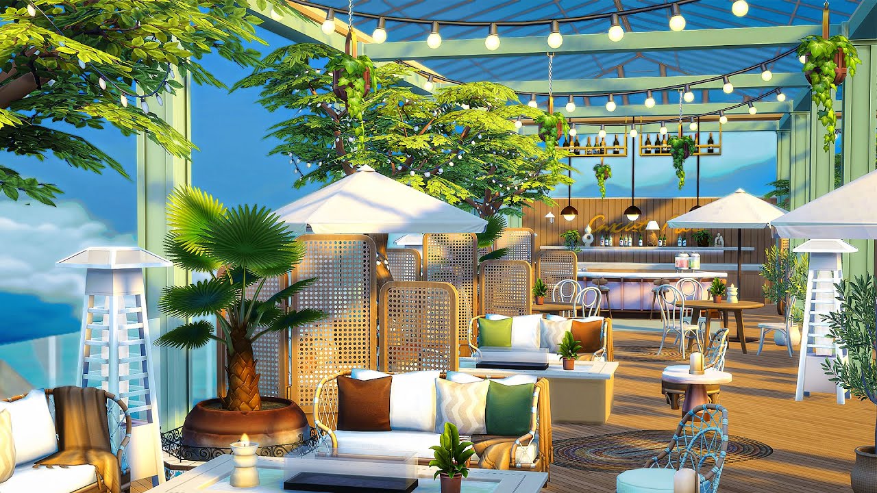 I renovated STARGAZER LOUNGE in The Sims 4