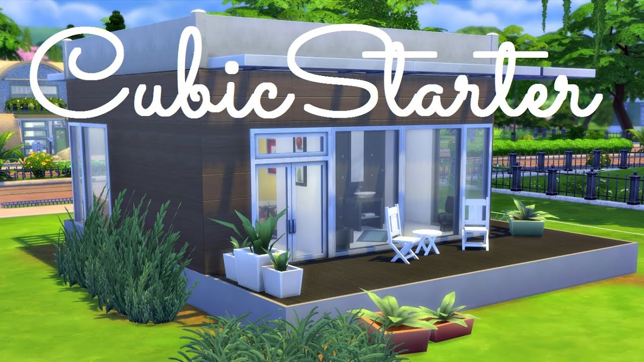 Sims 4 | House Build: Cubic Starter | Only 14.500 Simoleons!
