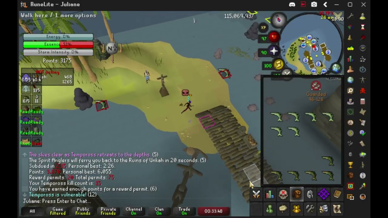 Perfect Solo Tempoross Laps on DMM [WR and Tutorial]