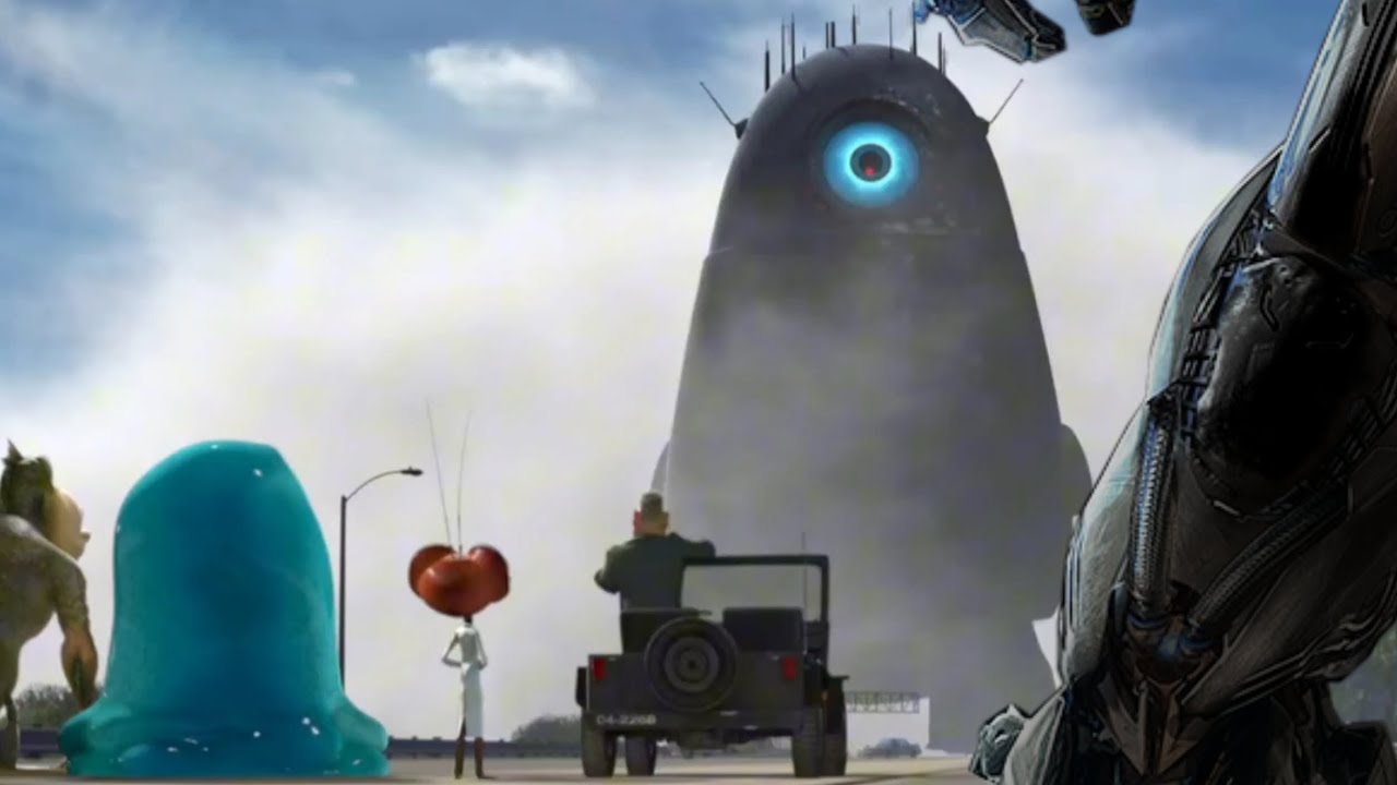 My Characters, Sega, and Others in Monsters Vs Aliens || Alien Robot Introduction