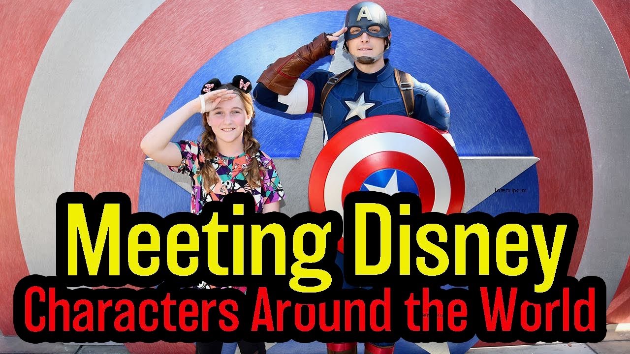 Disney Characters Around the World