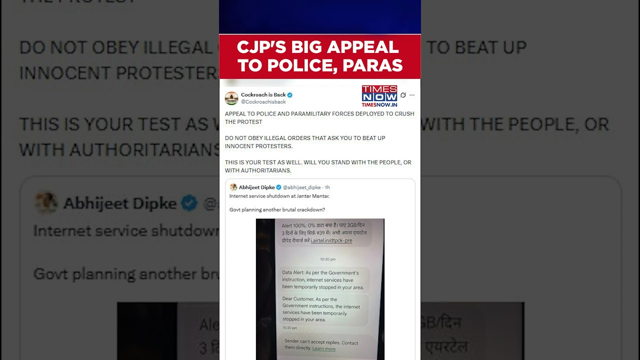 Cockroach Janata Party (CJP)'s Big Appeal To Police & Paramilitary Forces #shorts
