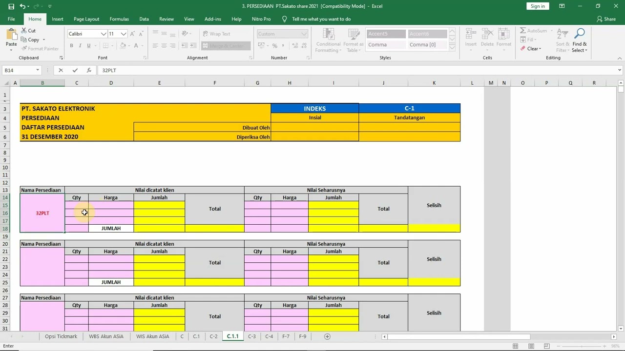 Praktik Audit Persediaan UAI 2022