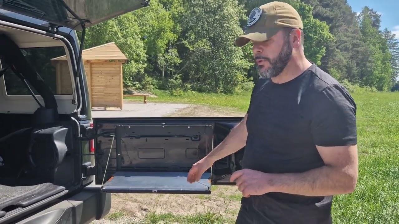 Bison-gear drop down tailgate table review
