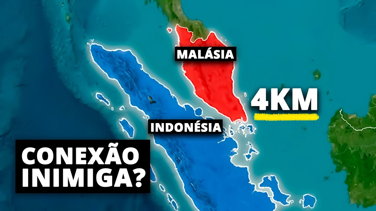 Por que não existe uma ponte entre a Malásia e a Indonésia?