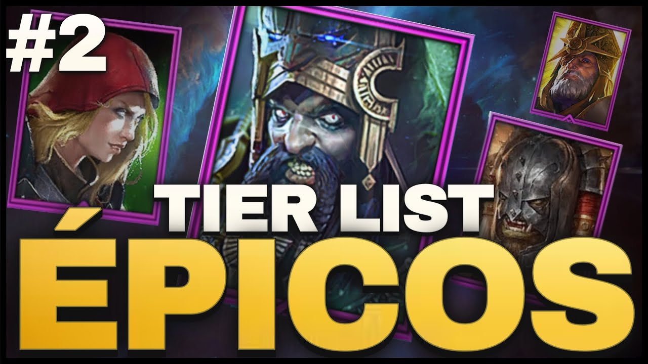 TIER LIST dos ÉPICOS 2026 PARTE2 - Por área de utilização | Raid: Shadow Legends